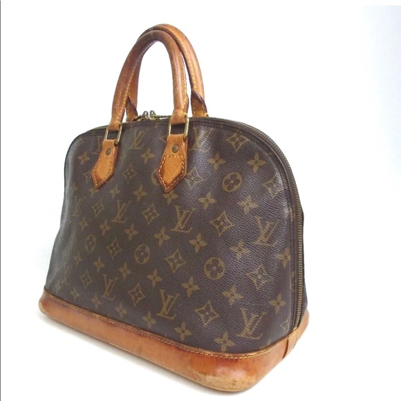 Auth Louis Vuitton Alma Satchel Bag Vintage - Picture 3 of 8